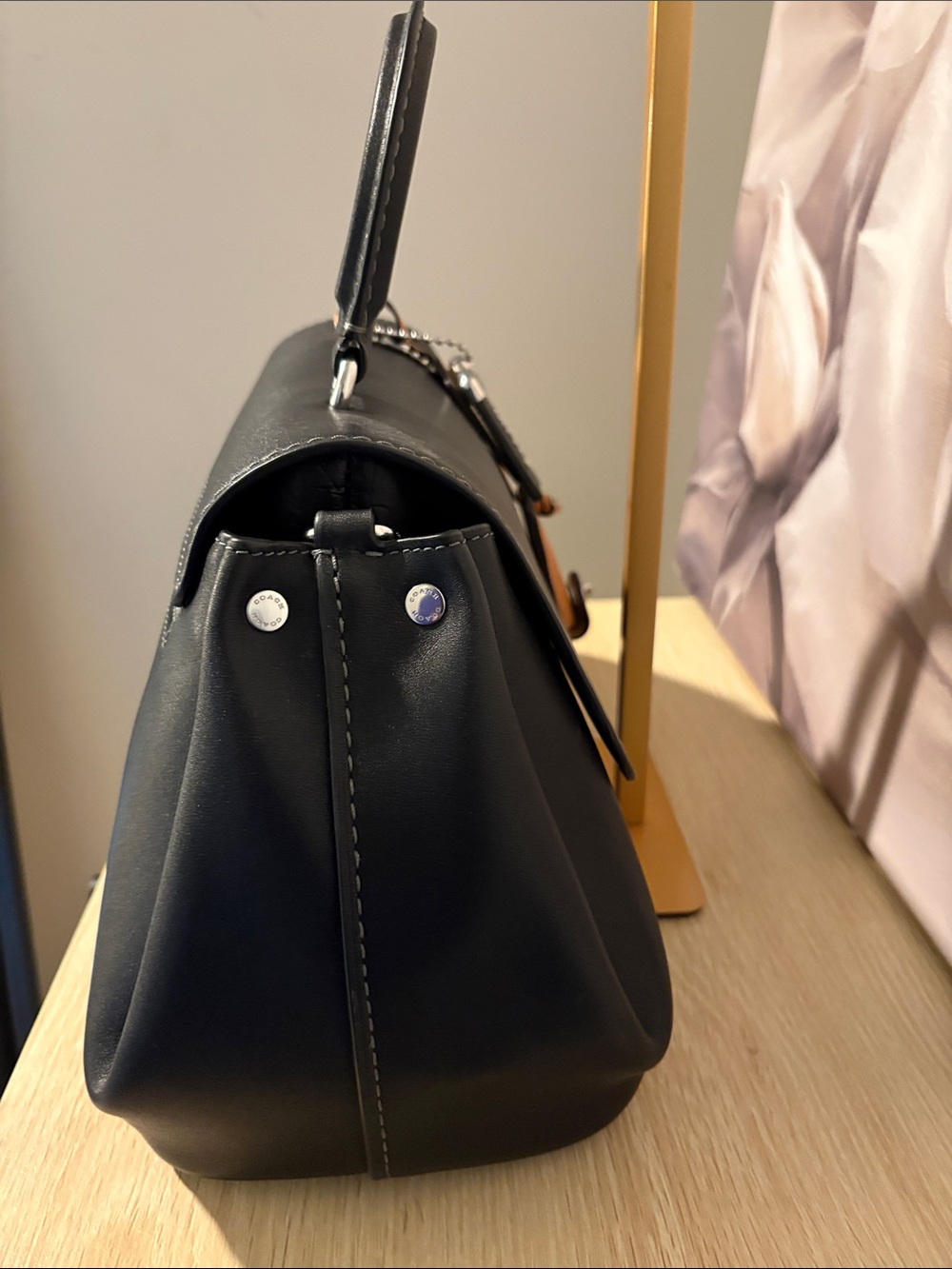 Limited Edition COACH Slouchy Rogue Top Handle Bag (Like NEW) - Picture 5 of 16